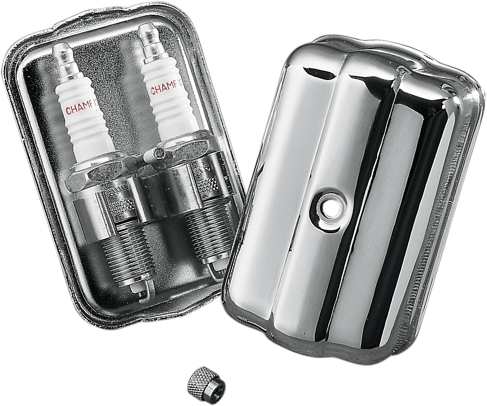 Chrome Frame Mount Spark Plug Holder For HarleyDavidson eBay