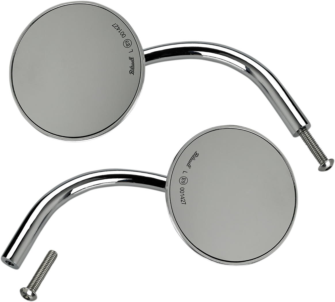 Biltwell Utility Perch Mount Mirror For Harley