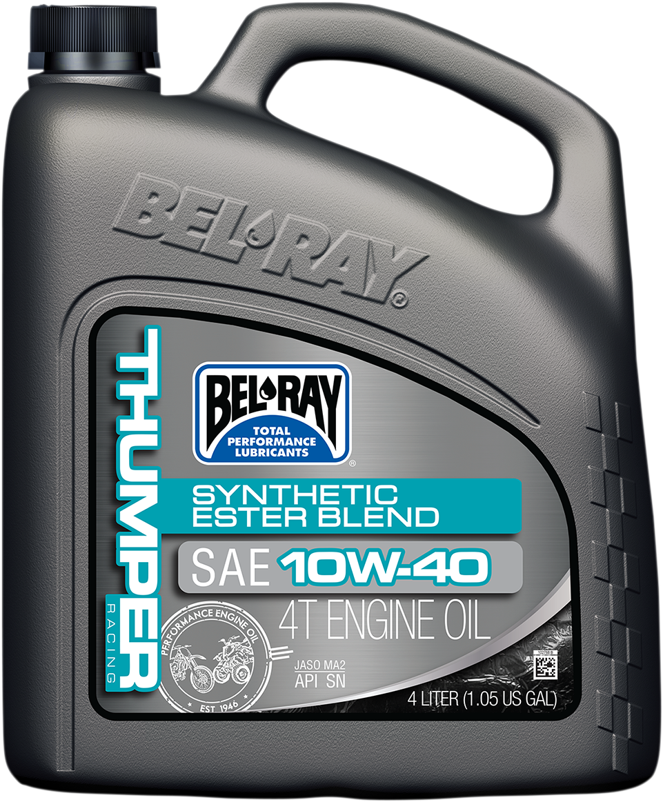 BEL-RAY Thumper® Racing Synthetic Ester Blend 4T Engine Oil