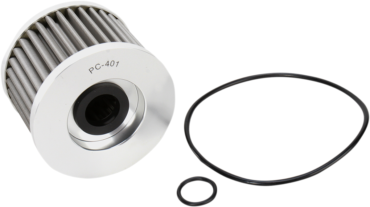 PC RACING Flo® Stainless Steel Oil Filter