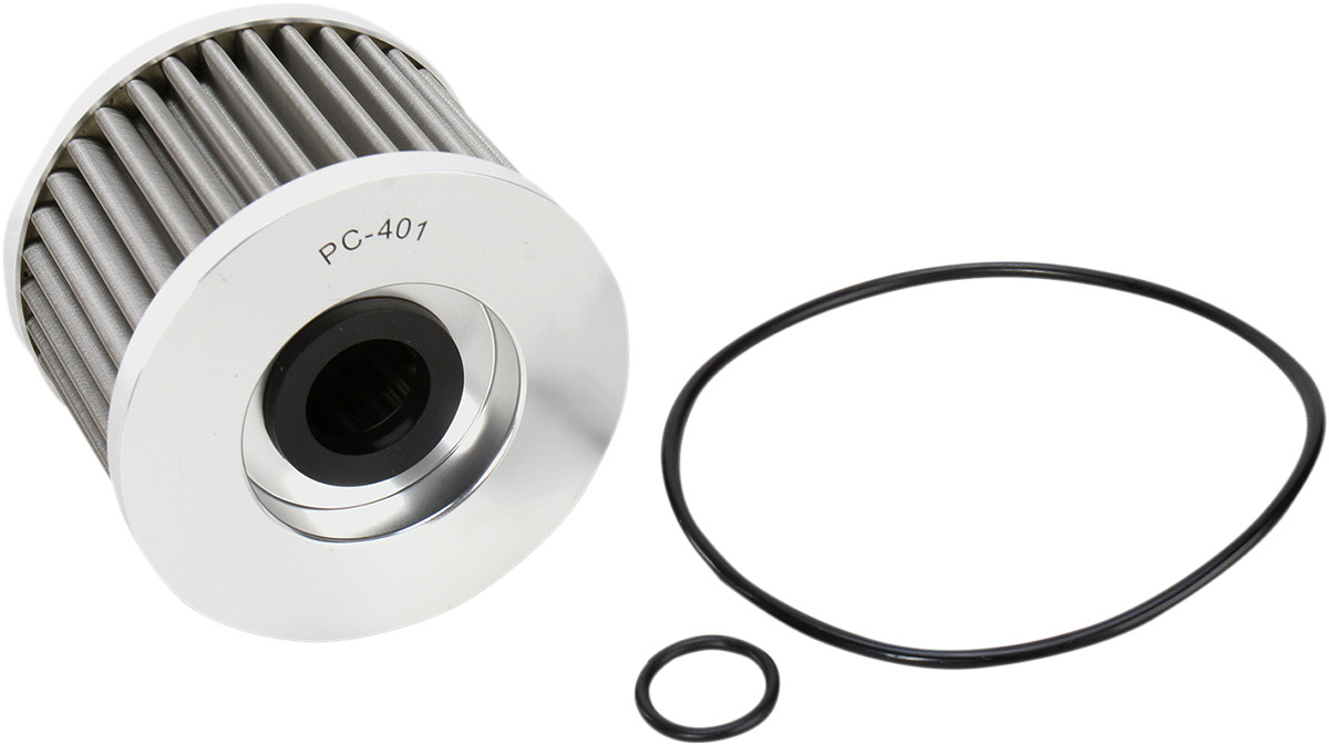 PC RACING Flo® Stainless Steel Oil Filter