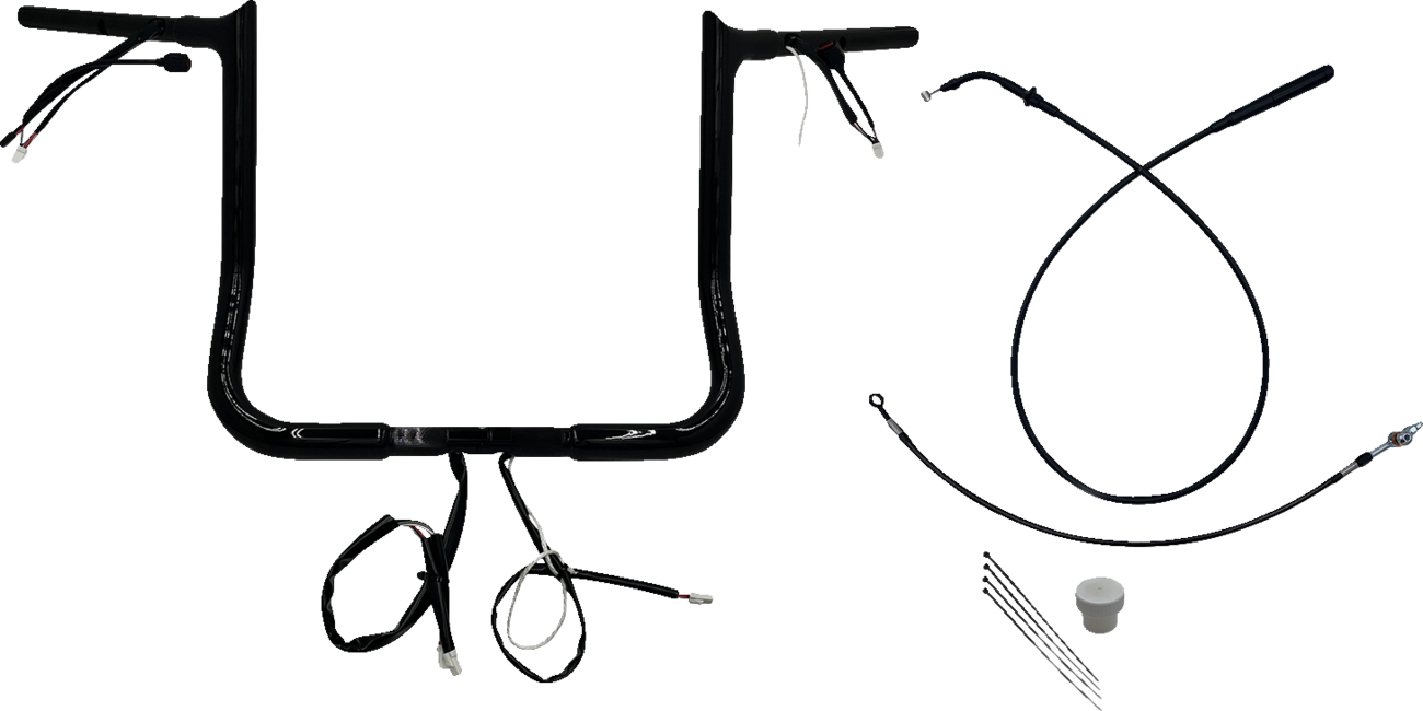 FAT BAGGERS INC. 1-1/4" EZ Install Pointed Top Handlebar