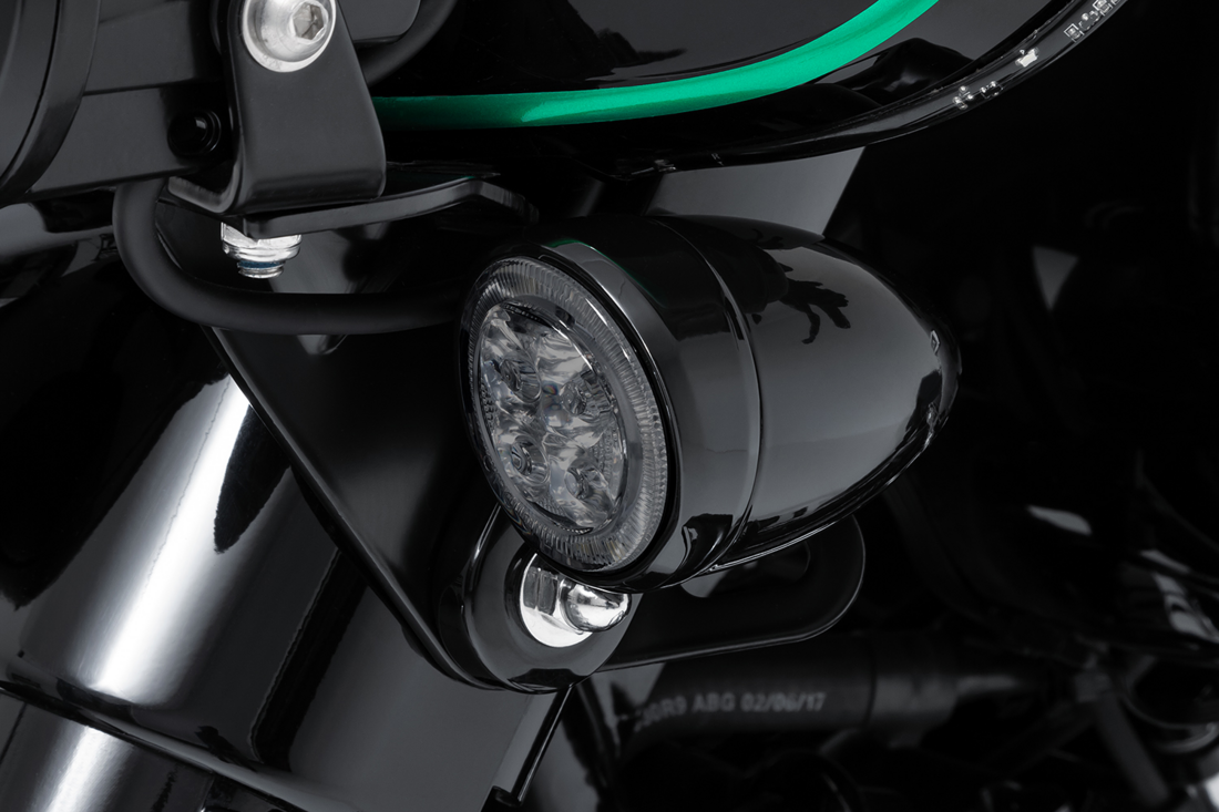 Ciro Fang LED Front Bullet Turn Signal Inserts For Harley 2000-2025