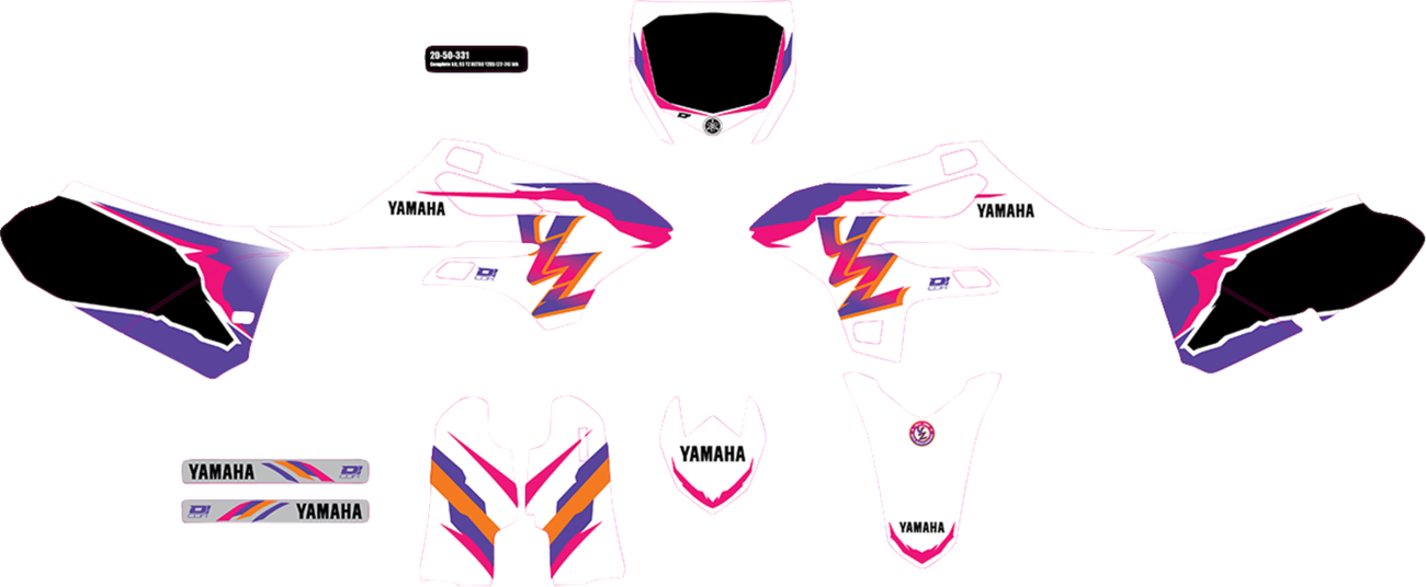 D'cor visuals Complete Graphics Kit 2022-2025 Yamaha YZ85