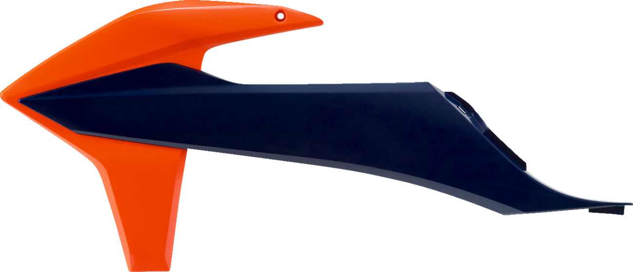 Polisport Radiator Cover Orange Blue 8422100045 KTM 125 SX 2019-2022