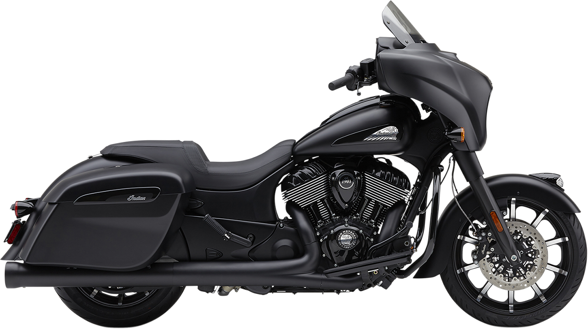 COBRA 4" NH SLIP-ONS CHROME INDIAN GEN-2 BAG