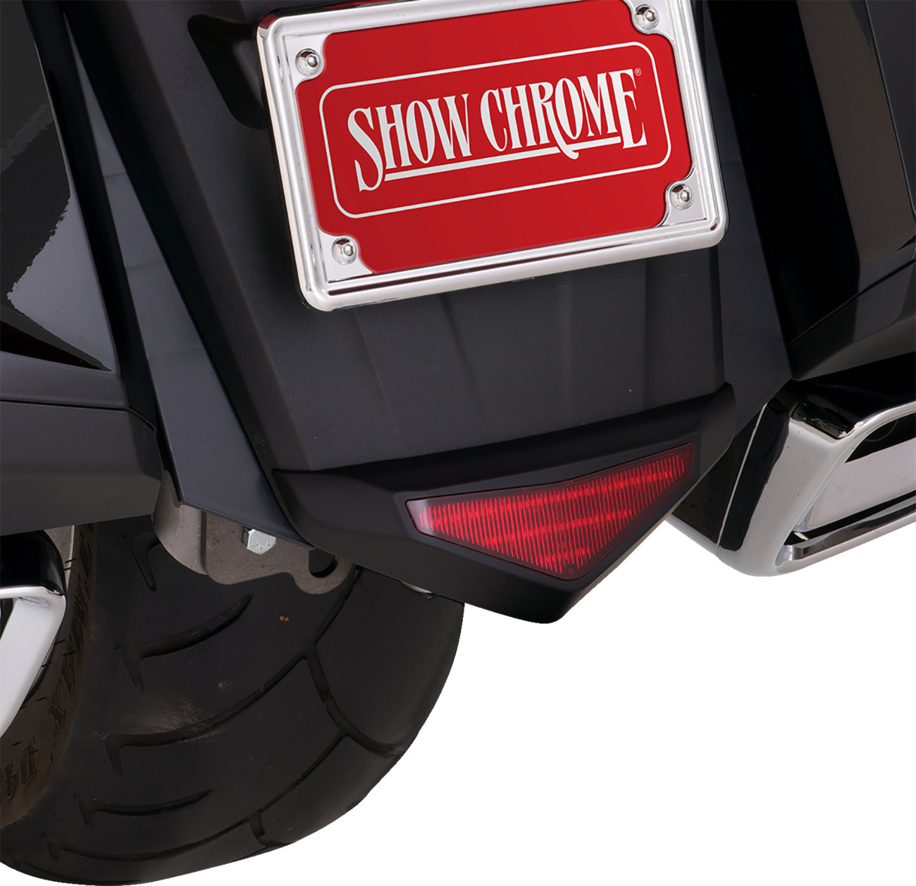 SHOW CHROME Rear Fender Lower Trim Light