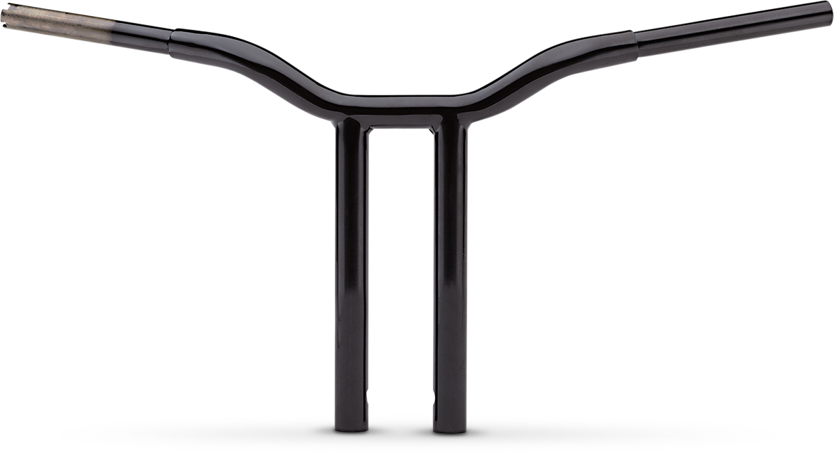 La choppers Kage Fighter Welded Straight-Riser Handlebar - One Piece - 12" - Black