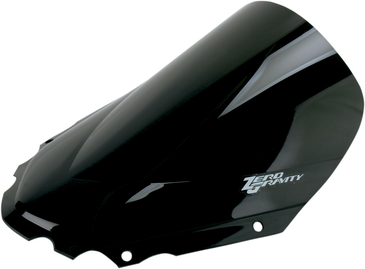 Zero gravity Double Bubble Windscreen - Dark Smoke - KLR 2008-2013 Kawasaki KLR 650 E / 2008-2014 Kawasaki KLR 650 R