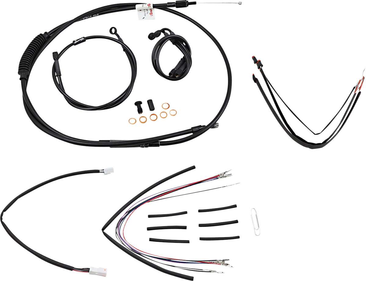 Burly Handlebar Cable Installation Kit For Harley Road King 2014-2016