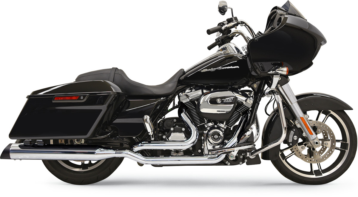 Bassani True Dual Down Under Headers For Harley Touring 2017-2026