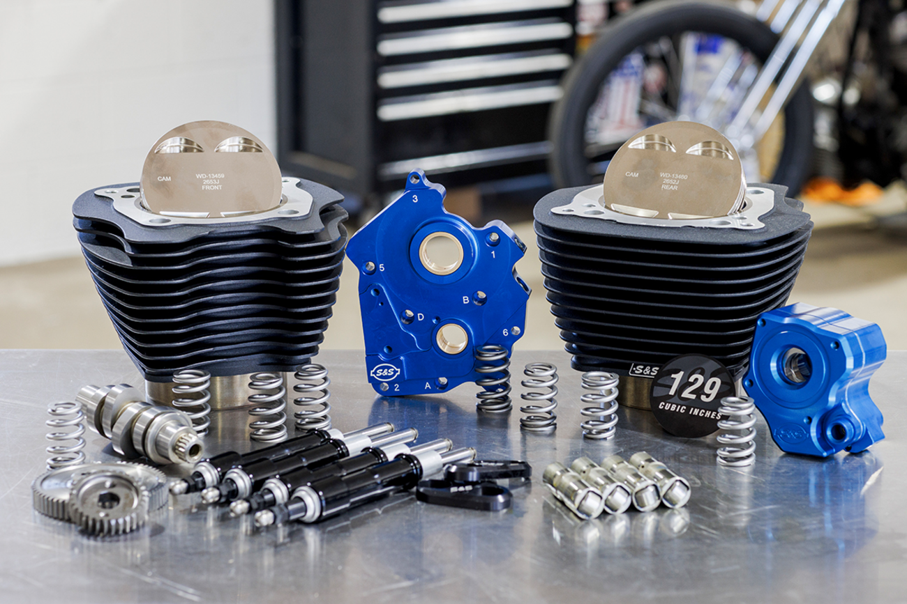 S&S CYCLE 129" Power Package Engine Performance Kit