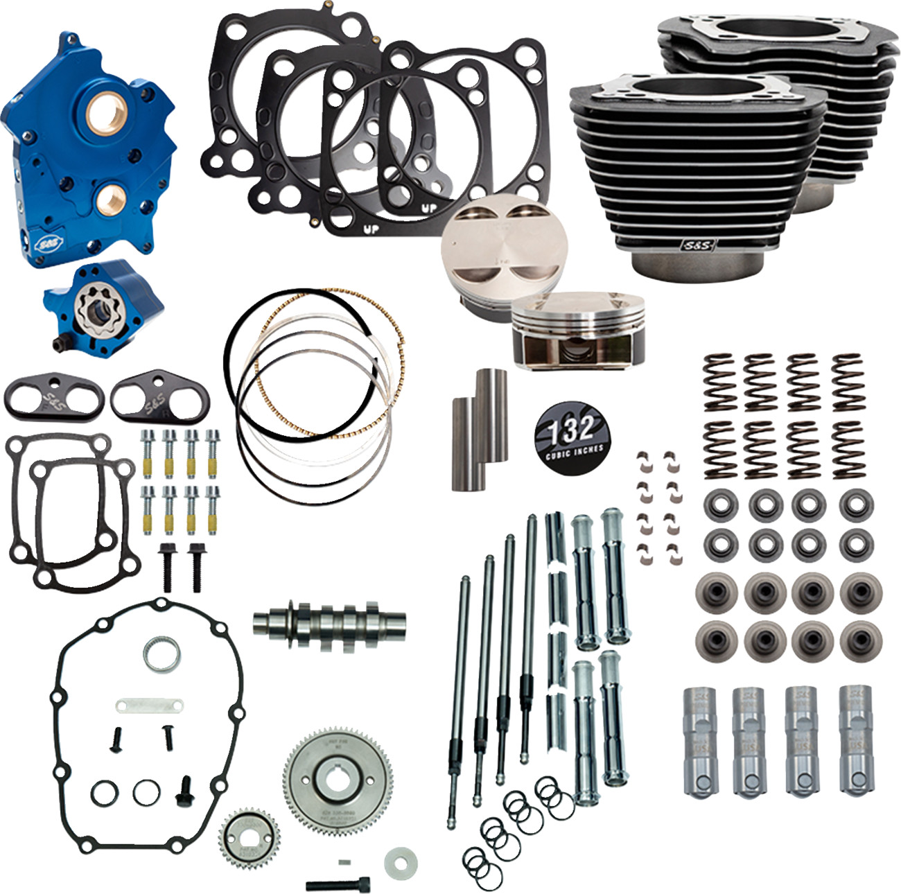 S&S CYCLE 132" Power Package for M8