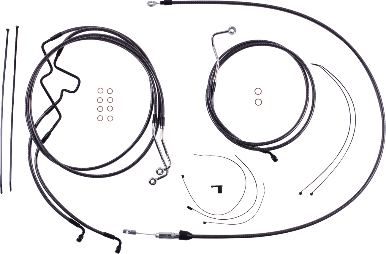 Magnum shielding KARBONFIBR Designer Handlebar Installation Kit - 10" - '21-'23 FLTR 2021-2023 Harley Davidson FLTRK Road Glide Limited / 2021-2023 Harley Davidson FLTRX Road Glide / 2021-2023 Harley Davidson FLTRXS Road Glide Special