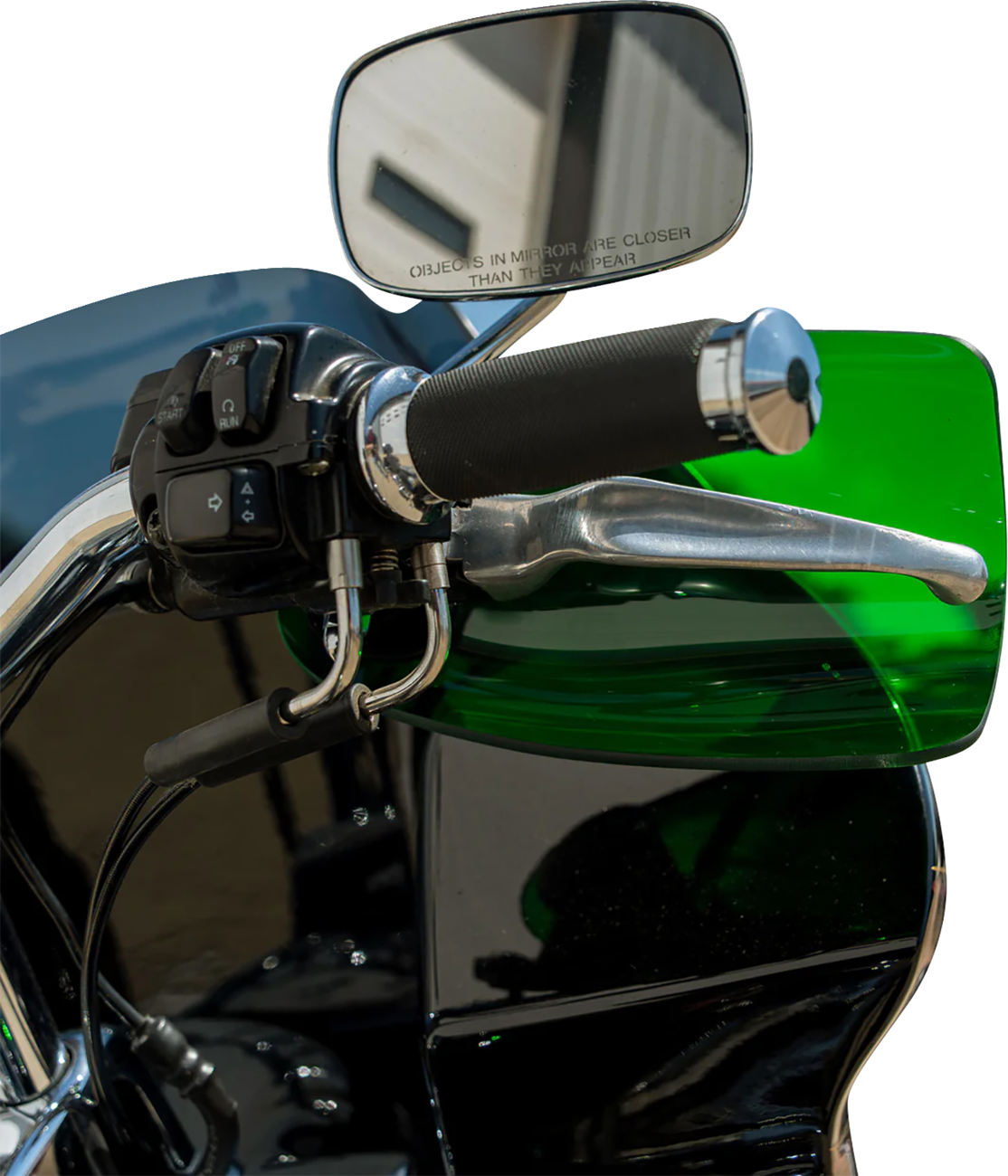 Klock Werks Kolor Flare Hand Guards For Harley with Hydraulic Clutch 2002-2025