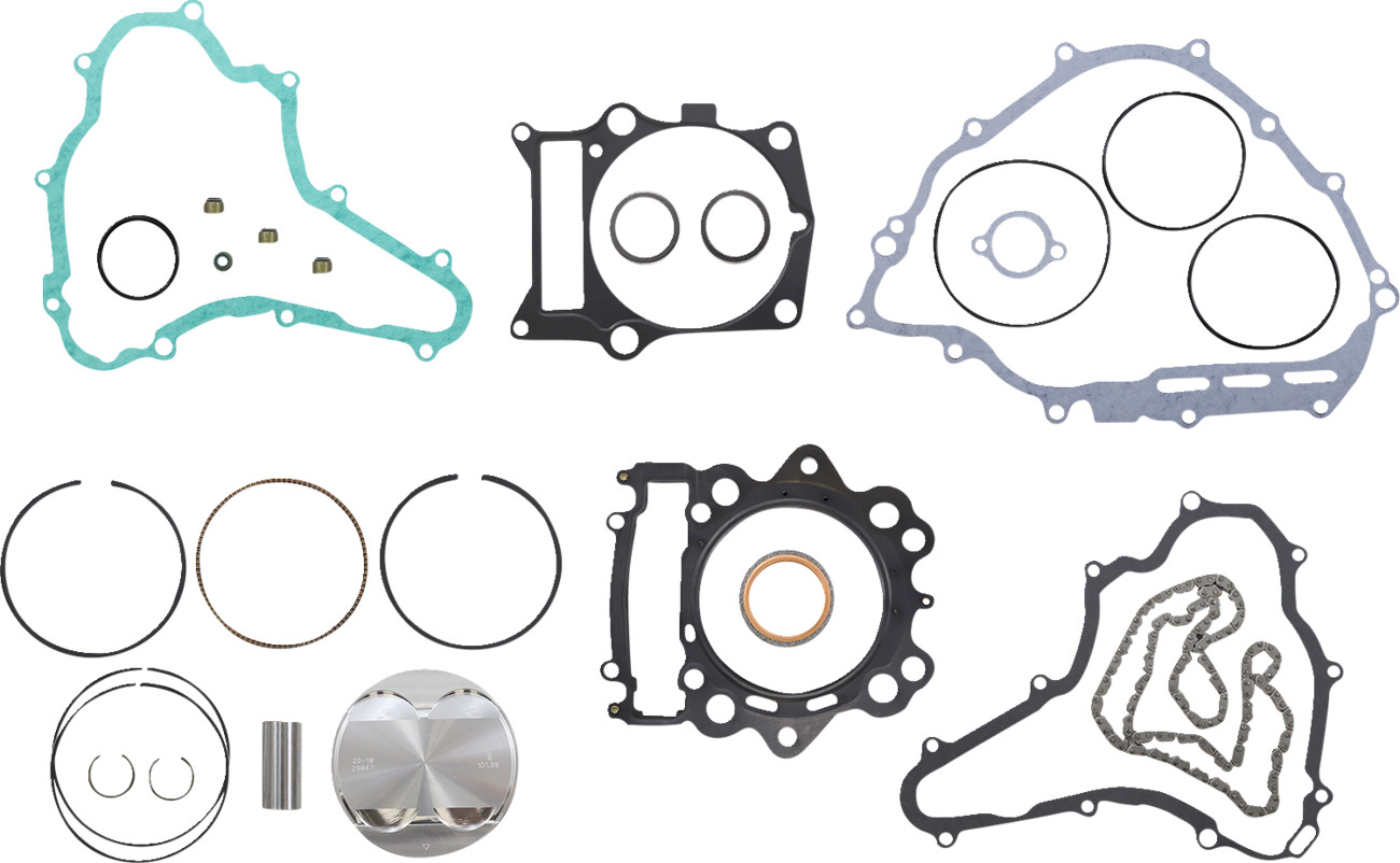 VERTEX Top End Piston Kit Forged High Compression for 4-Stroke