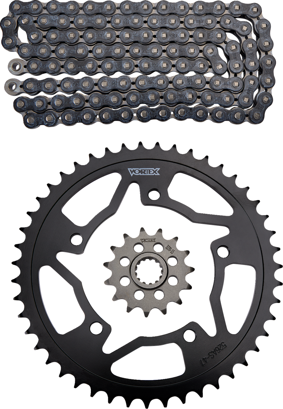 Vortex V3 HFR Quick Accel Chain And Sprocket Kit Suzuki GSXR 600 2001-2003