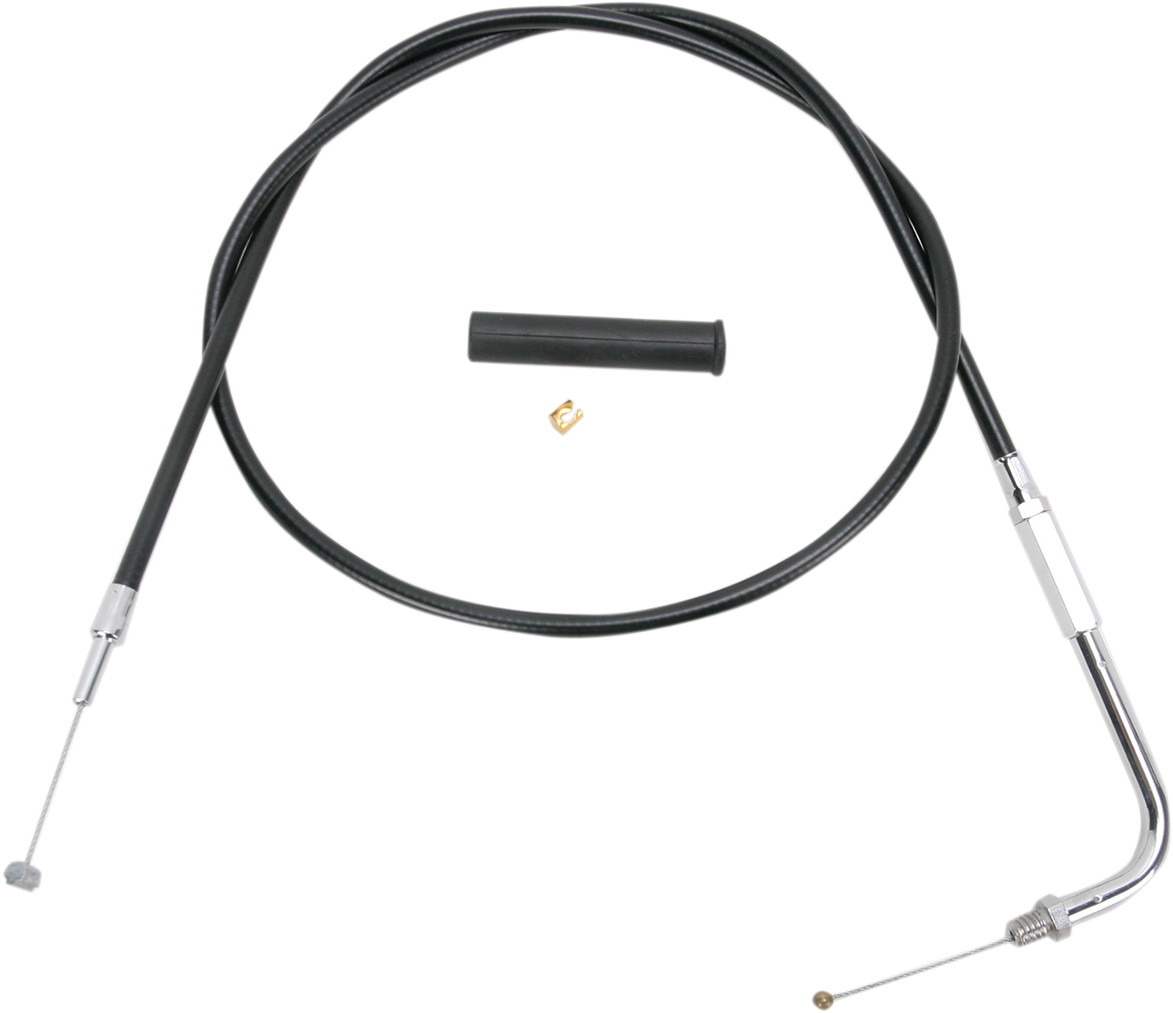 Drag Specialties Black Vinyl Throttle/Idle Cable