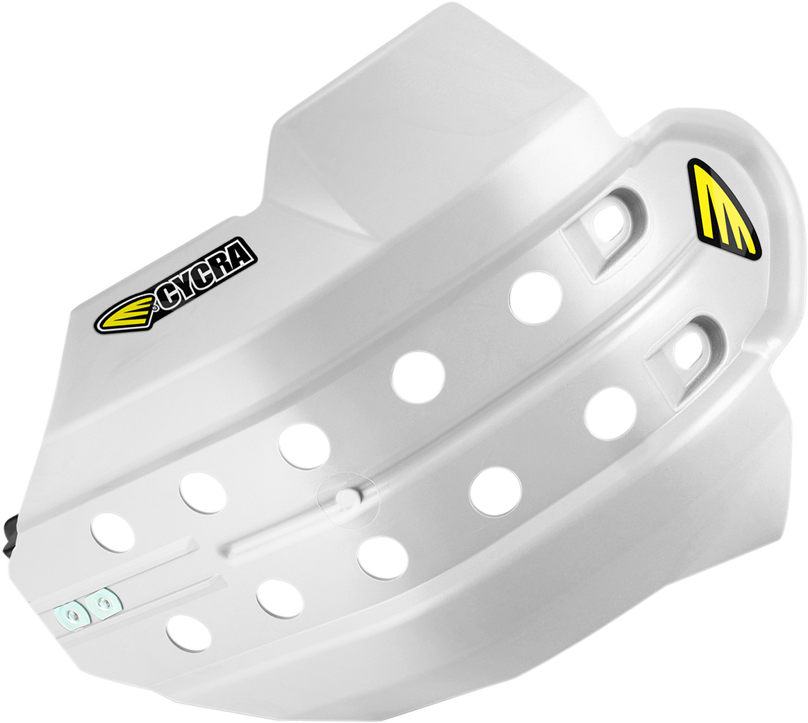 Cycra Skid Plate - White 2014-2015 Husqvarna FE450 / 2014-2015 Husqvarna FC450