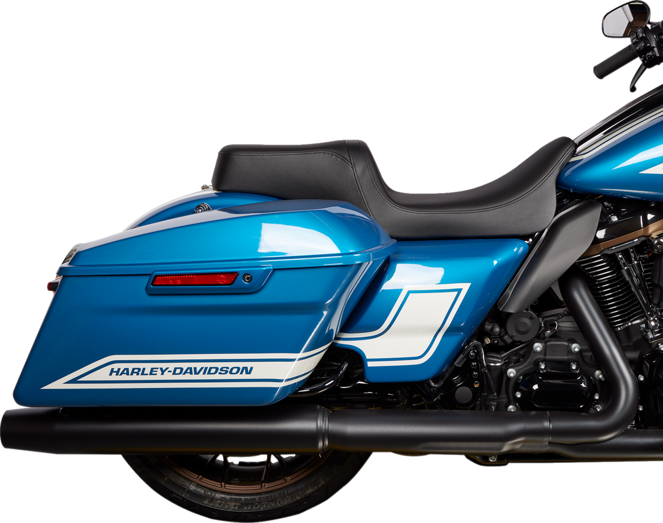 Drag Specialties Performance Predator 1-Up Seat For Harley Touring 2008-2025