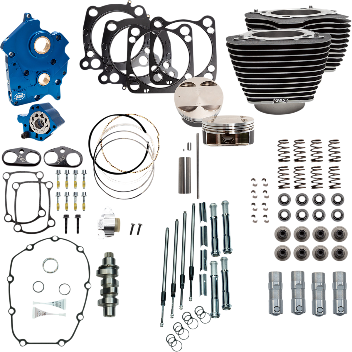S&S CYCLE 124" Power Package for Oil Cooled 107" M8
