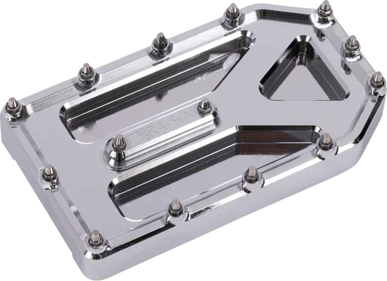 Thrashin supply co. Aggressor Brake Pedal Pad - Chrome - Touring Harley Davidson