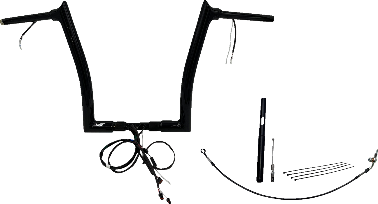 EZ Install Wired 1-1/2" Pointed Top Handlebar Kit