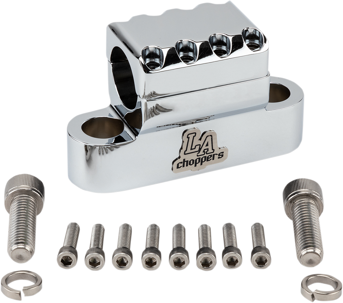 La choppers Kage Fighter Handlebar Clamp - Chrome