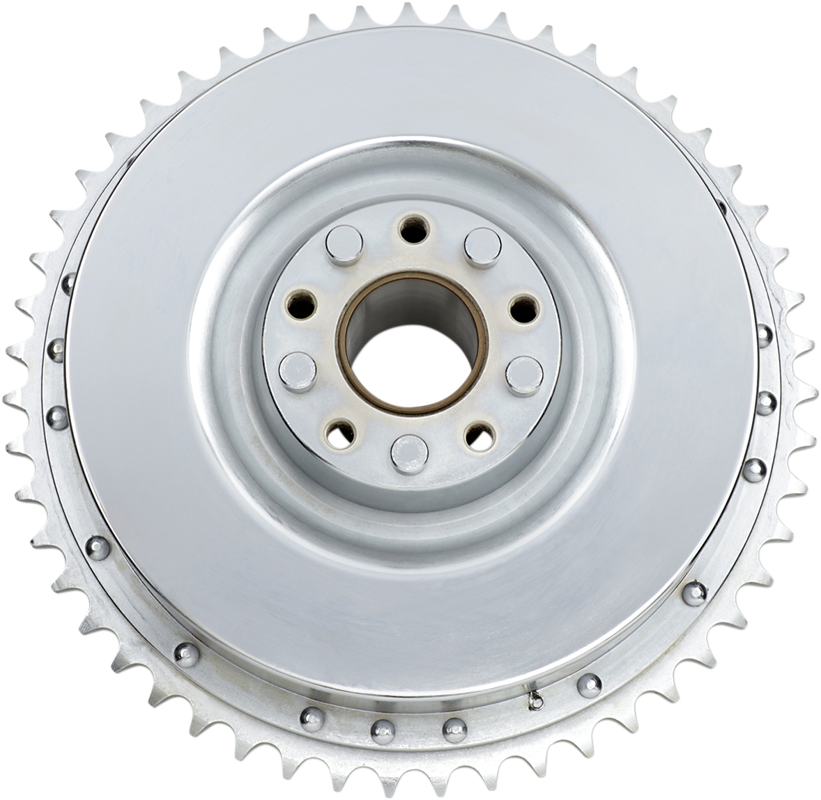 Drag specialties Brake Drum with Sprocket - 67-72 Harley Davidson