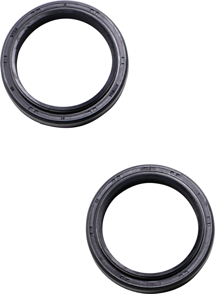 Parts unlimited Front Fork Seals - 41 mm ID x 53 mm OD x 8/10.5 mm T Kawasaki/Suzuki/Yamaha