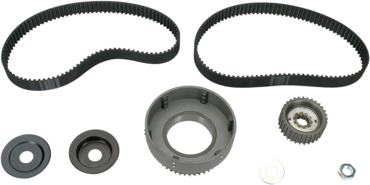 BELT DRIVES LTD. (47-31SK-2) 11 mm Belt Drive | 11 mm Belt Drive - Kick Start - Spline Shaft - '55-'64 - Hydra/Duo Glide