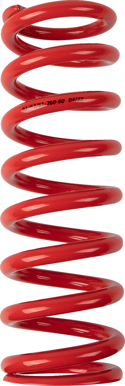 Moose offroad Shock Spring - 61 mm OD - 60 n/mm - Red Beta/Gas Gas/Husqvarna/Honda