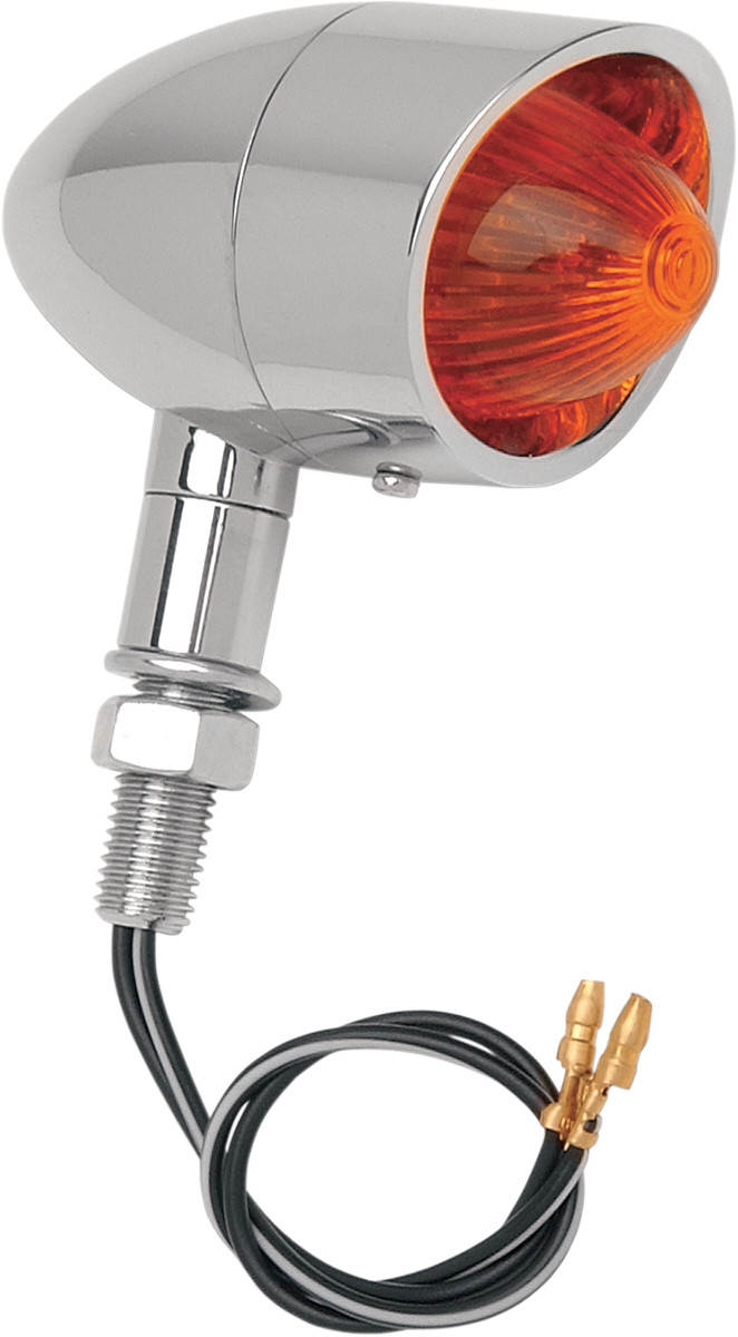 Drag specialties Mini Retro-Style Marker Light - Amber/Red