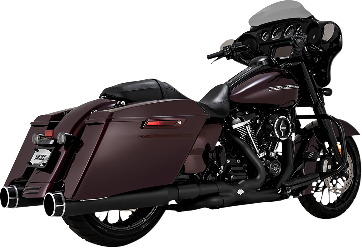 Vance & Hines 4 1/2" Torquer 450 Slip-On Mufflers For Harley Touring 2017-2025