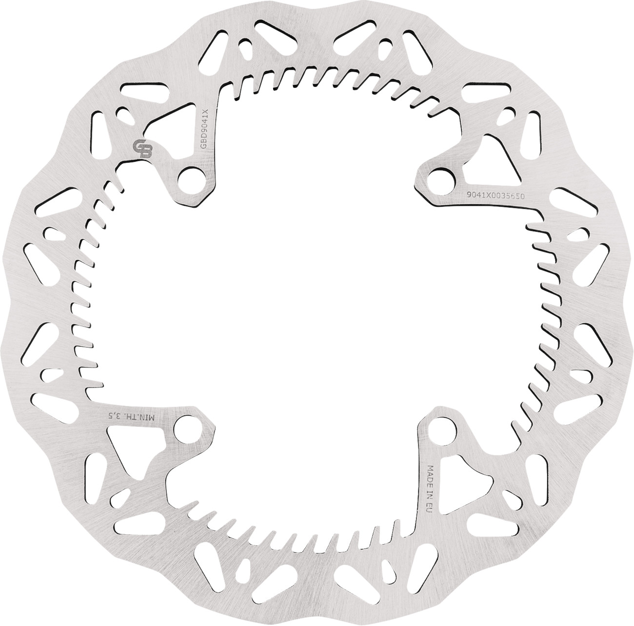 GBrakes Rear Solid Mount Wave Rotor GBD9041X