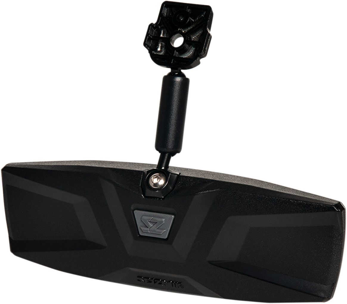 Seizmik Mirror - Halo R - Rear View - Rectangle - Black w/Black Bezel - Polaris Pro Fit