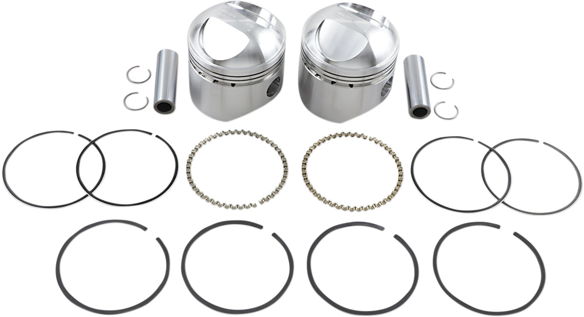 Wiseco Forged Piston Kit Harley Davidson 1200 Electra Glide FLH/1200 Fat Bob FXEF/1200 Low Rider FXS/1200 Super Glide FXE/Duo Glide/FLFB/FLH Duo-Glide/FLHB/FX Super Glide 1948-1980 K1605
