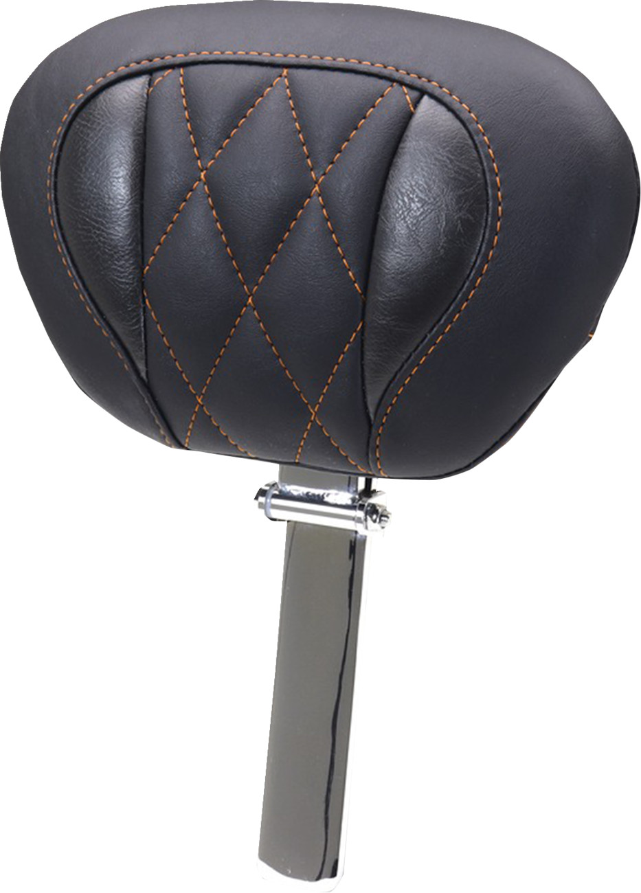 Mustang Super Touring Deluxe Diamond Driver Backrest For Harley FLHX / FLTRX 2023-2026