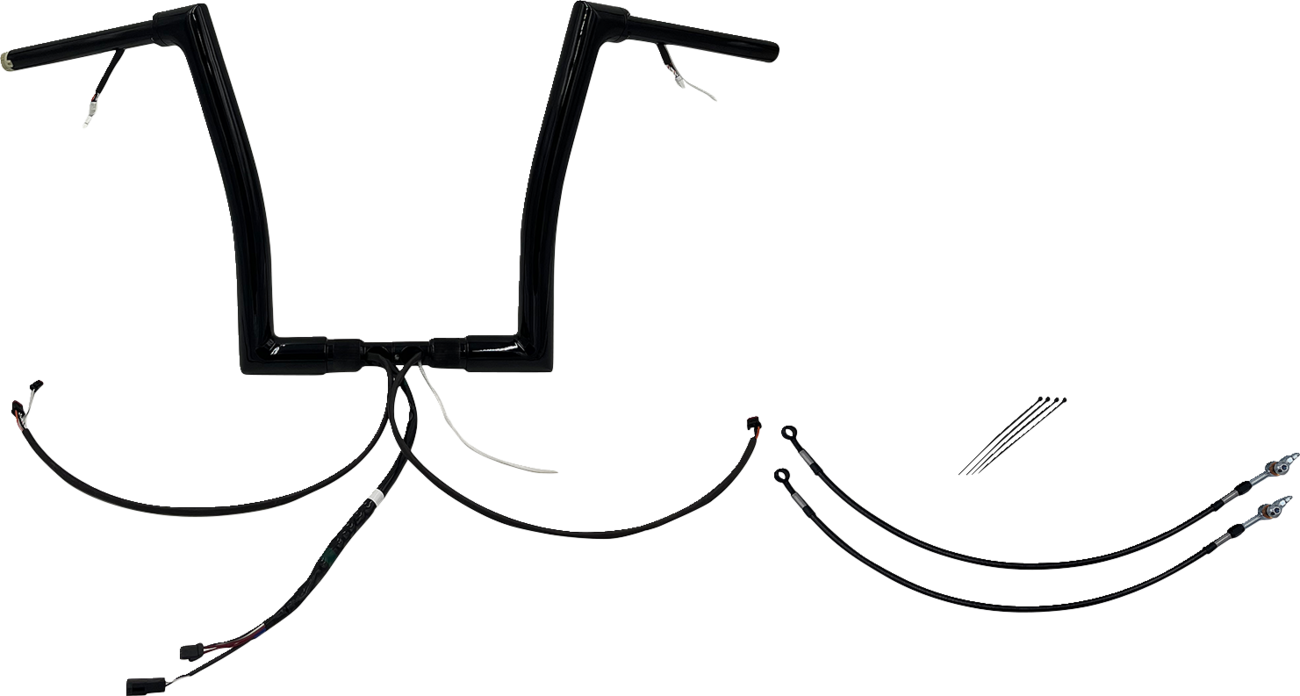 FAT BAGGERS INC. EZ Install Wired 1-1/2" Flat Top Handlebar Kit