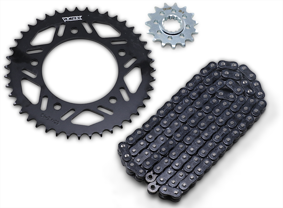 Vortex Racing (CK6377) Chain Kit YzfR1 Black