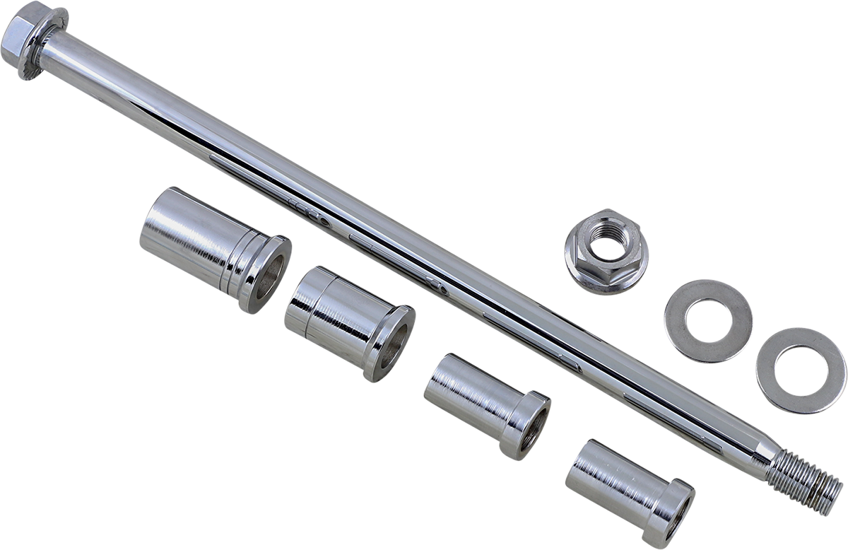 Drag specialties Swingarm Pivot Shaft Kit - Chrome Harley Davidson