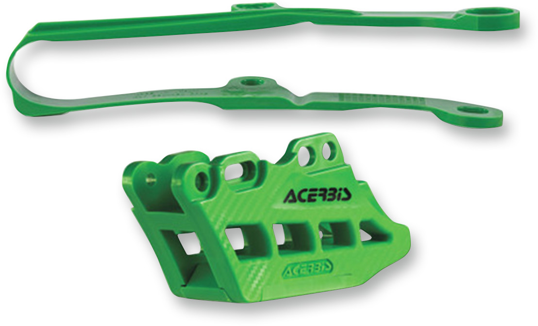 Acerbis Chain Guide 2.0 and Slider Kit - Kawasaki KX250F/450F - Green
