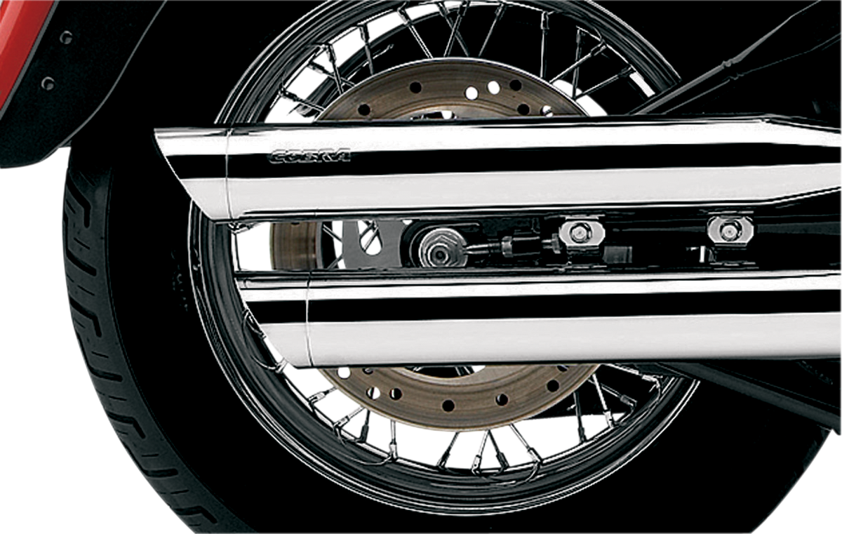 Cobra Chrome Slashcut Mufflers Harley Davidson