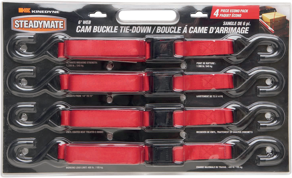 1" X 6' Tie-Downs with Cam Buckles