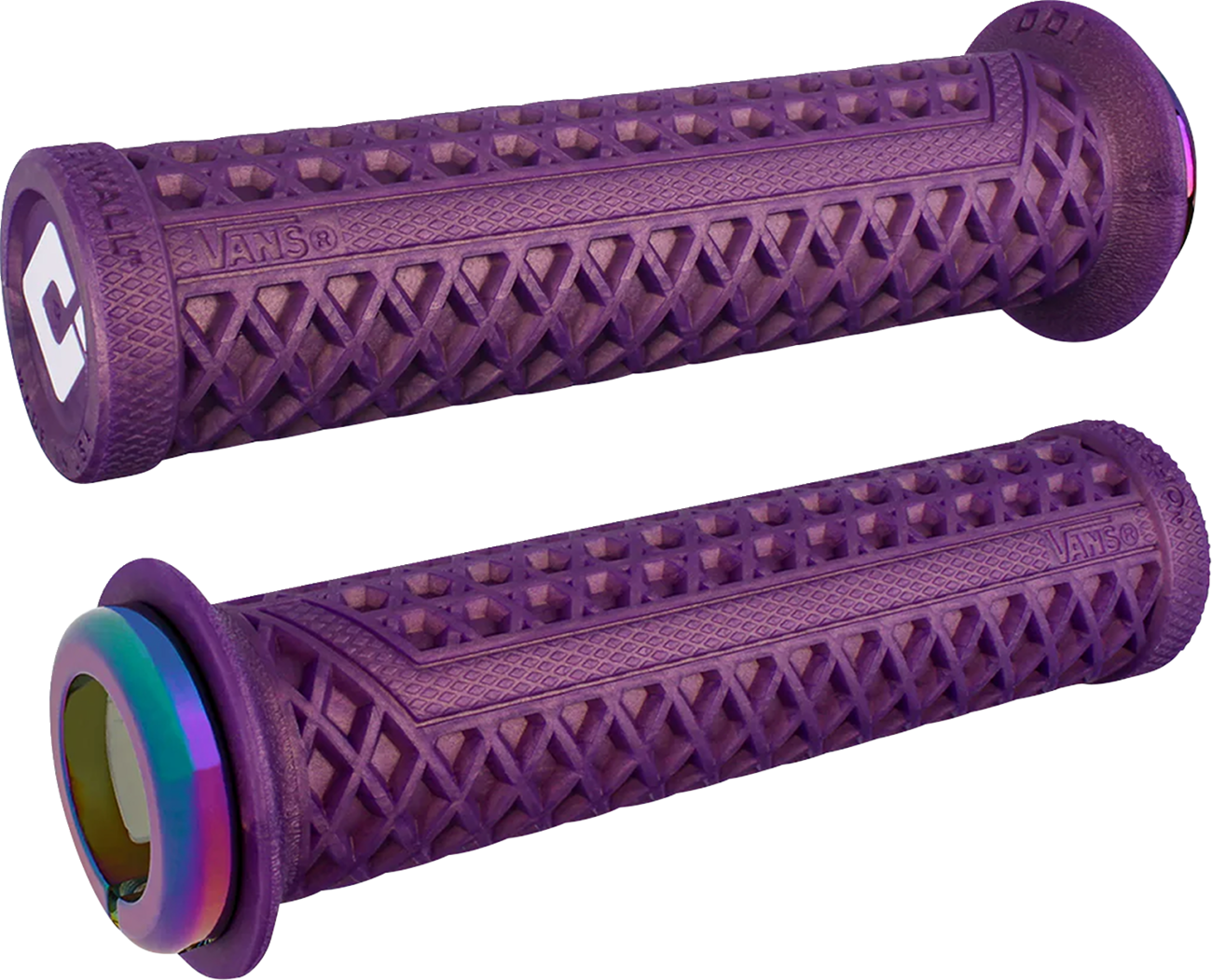 Odi Vans v2.1 Lock-On Grips - ATV - Purple/Oil Slick