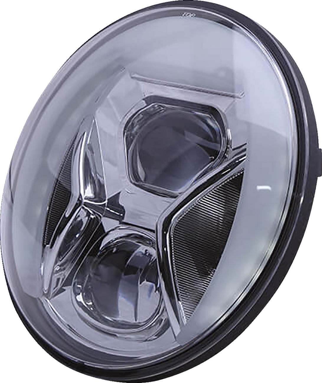 Highsider Adaptive Headlight - 7" - Chrome