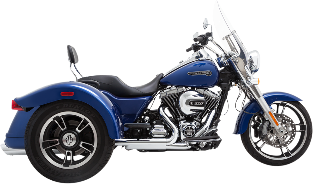 Vance & hines Chrome Mufflers - Freewheeler 2015-2016 Harley Davidson FLRT Freewheeler