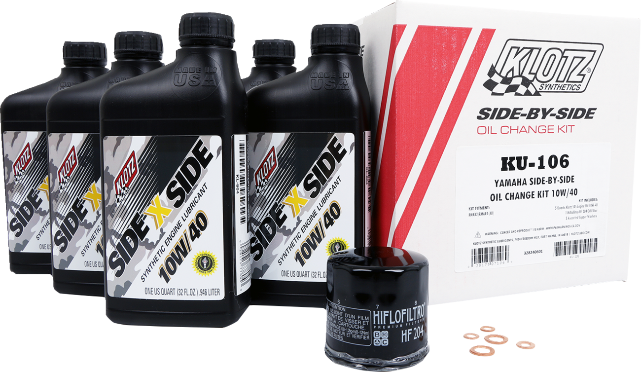 KLOTZ OIL SxS Oil Change Kit