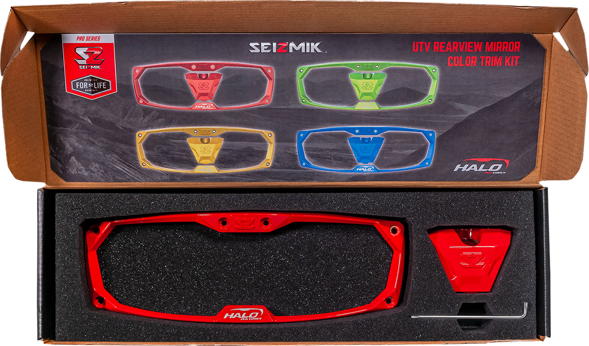 SEIZMIK Halo-RA Series Cast Aluminum Rearview Trim Kit