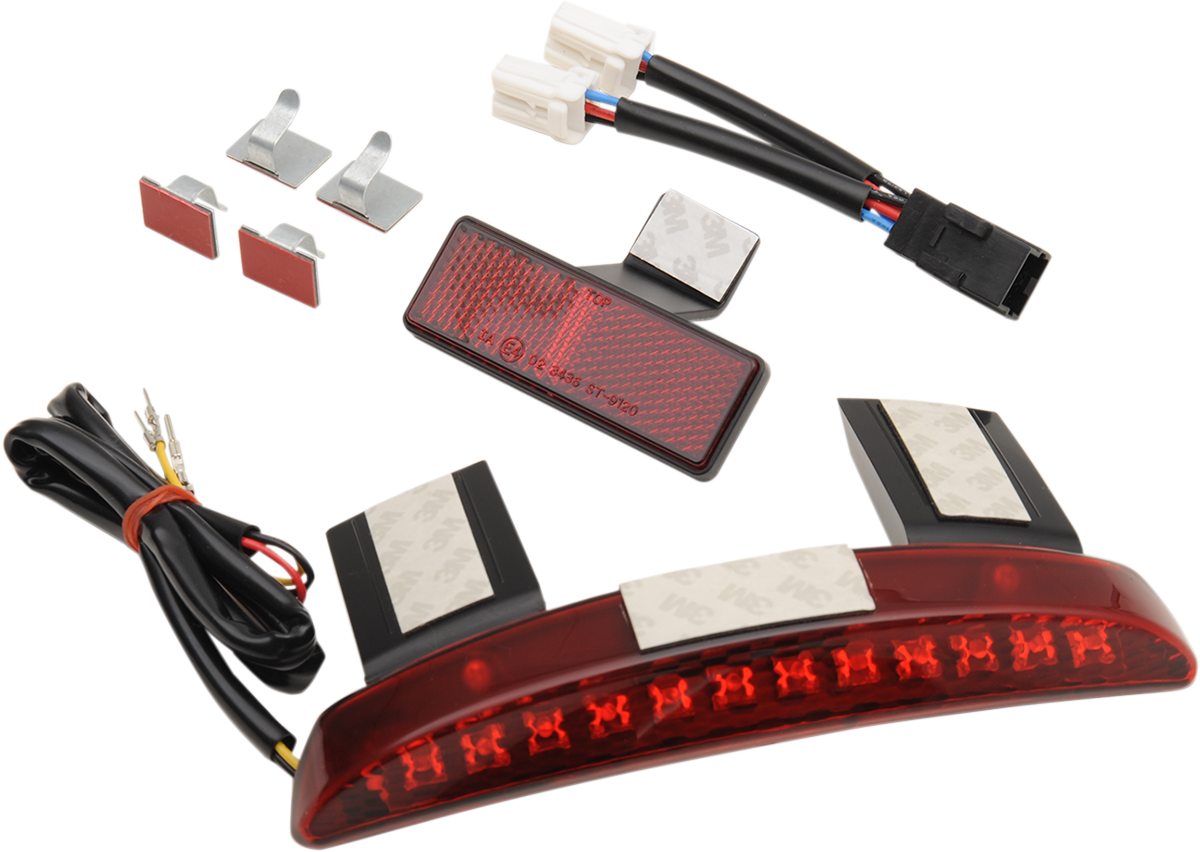 Drag specialties Running/Brake Light Assembly - Red Lens Harley Davidson